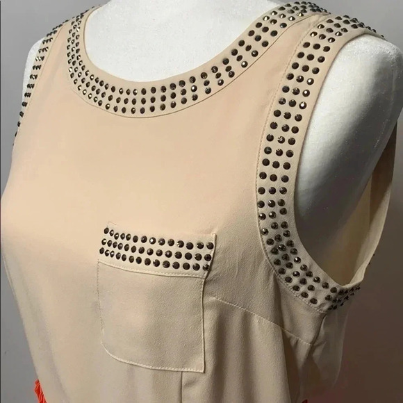 C. Luce Studded Pocket Dress Size Medium - Picture 5 of 12